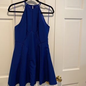 Stylestalker Royal blue A line dress